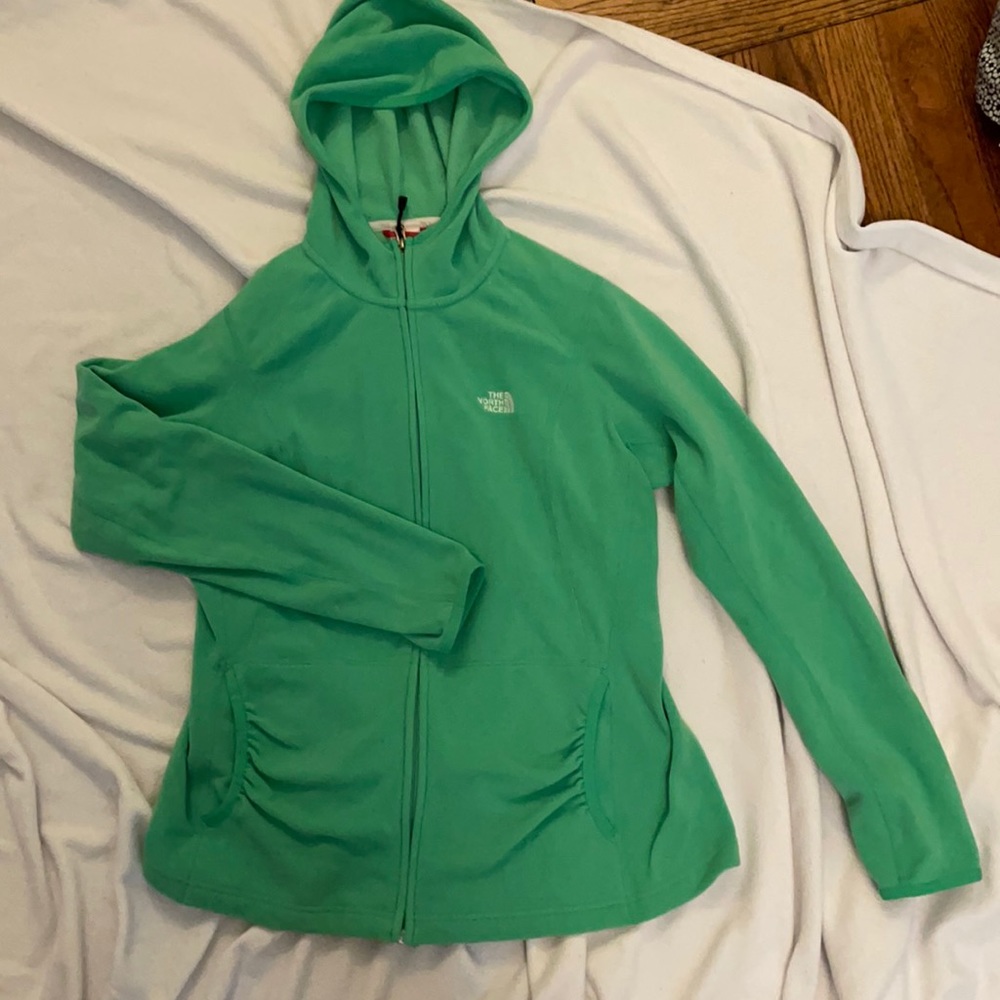 The North Face Green Fleece Hoodie Women’s XL